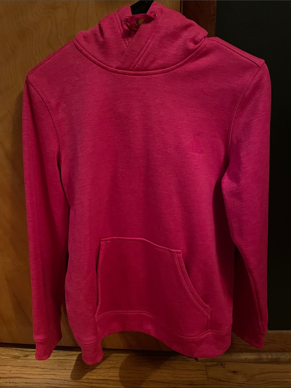 adidas Hot Pink Pullover Hoodie